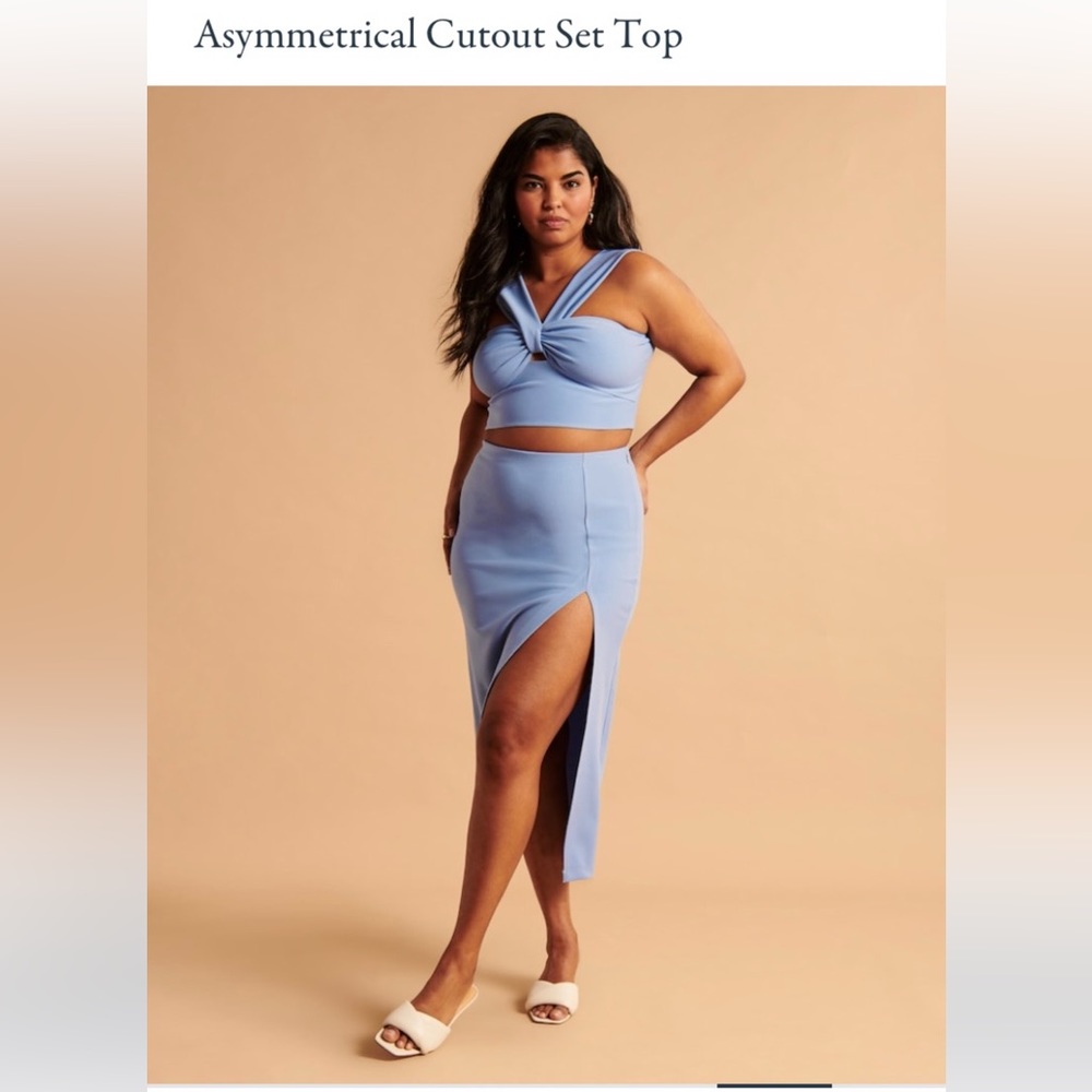Abercrombie & Fitch Asymmetrical cutout skirt set - Picture 3 of 4